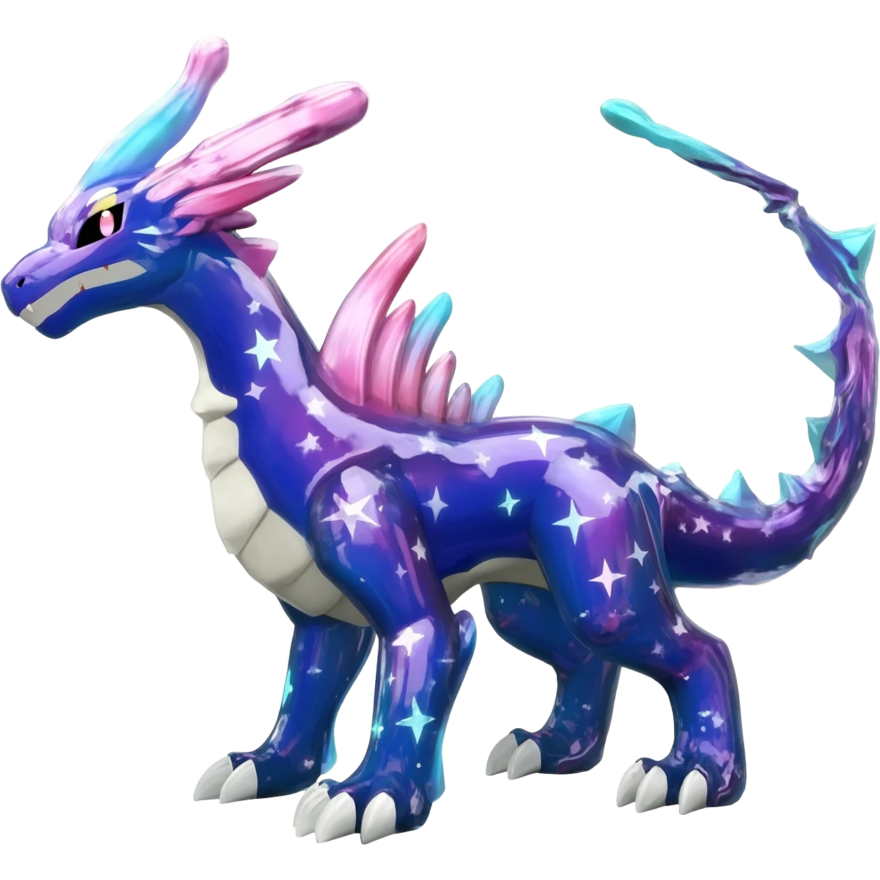 Shiny Starry Trico-Nargacuga-Silvally-Absol-Digimon-fusion-creature, full body emoji