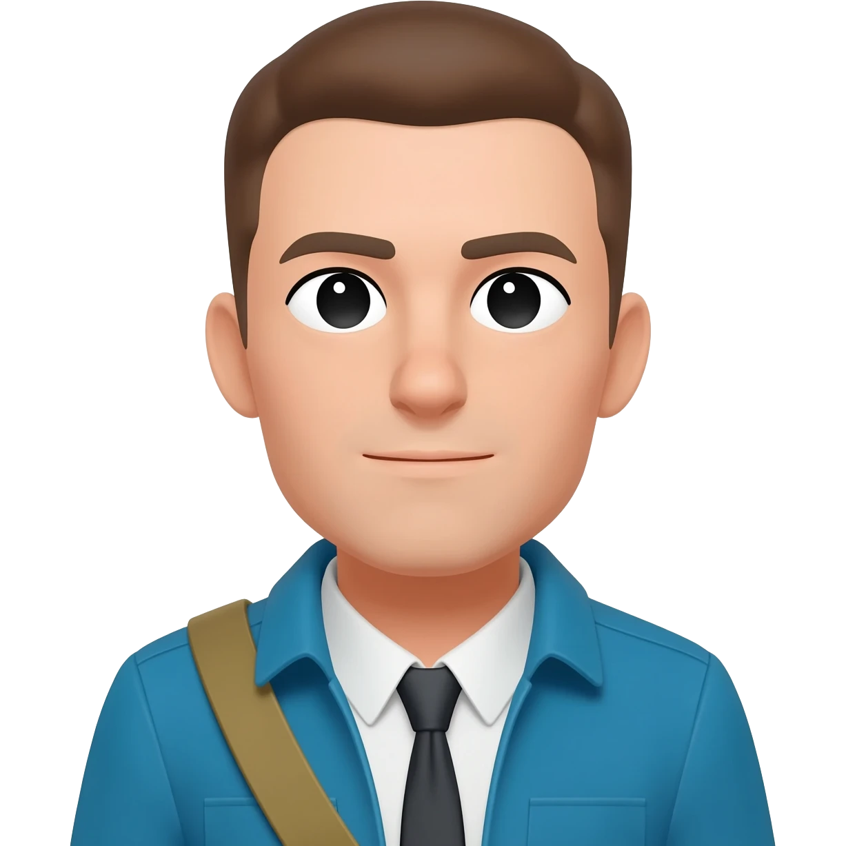 White messenger emoji