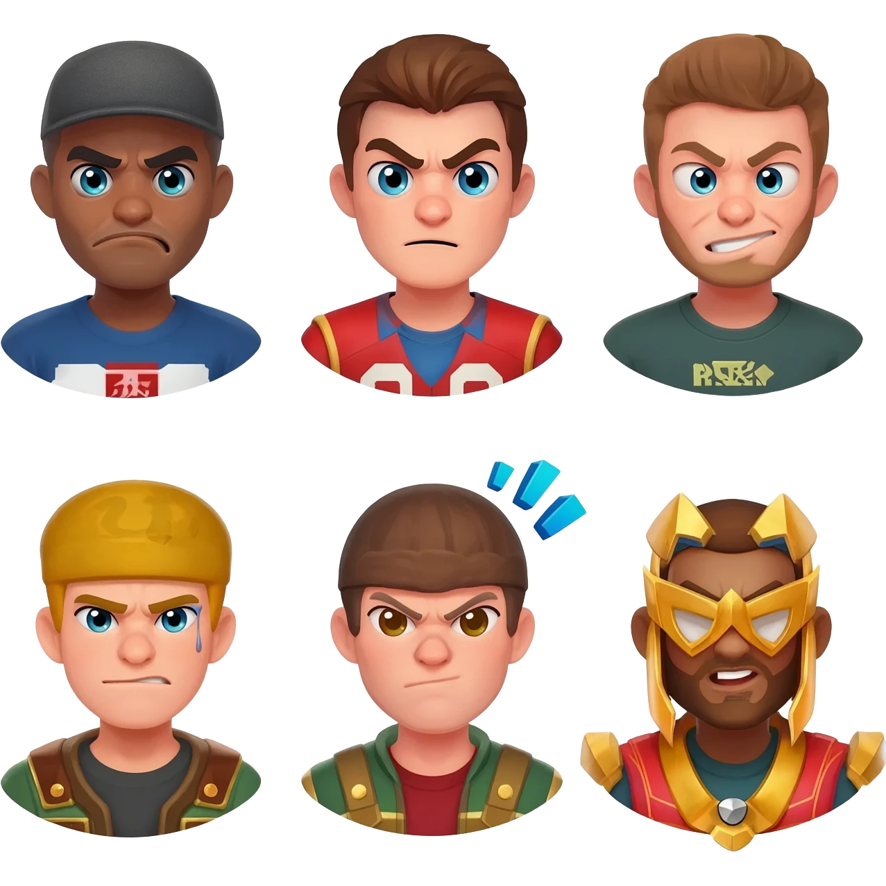 Создай 5 смайликов по игре раст emoji