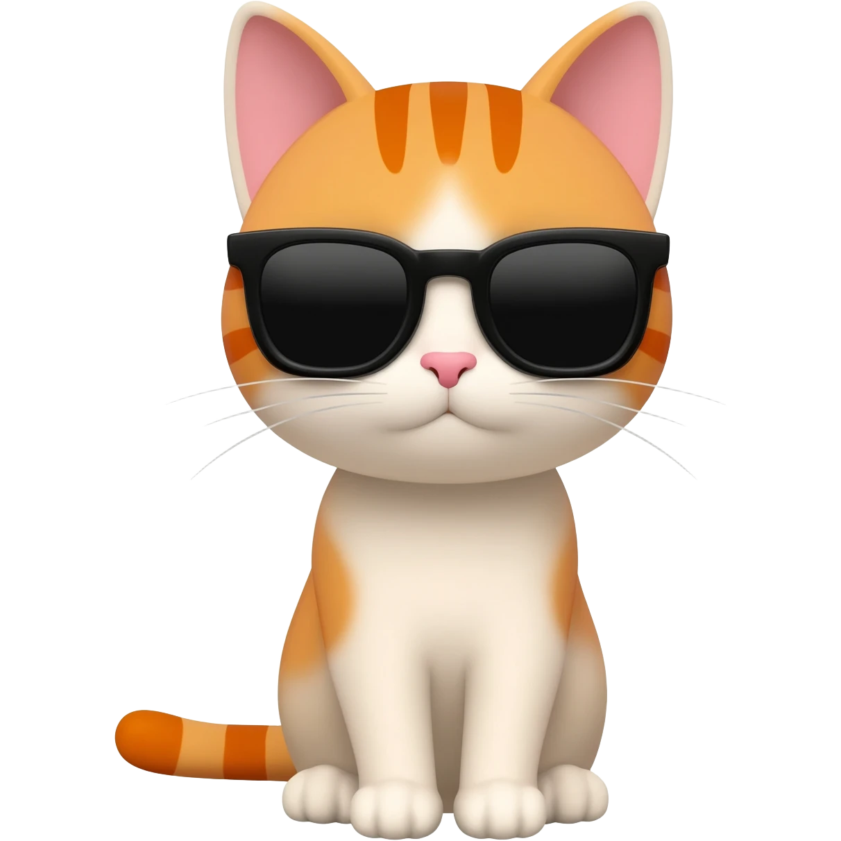 Cat wearing sunglasses emoji