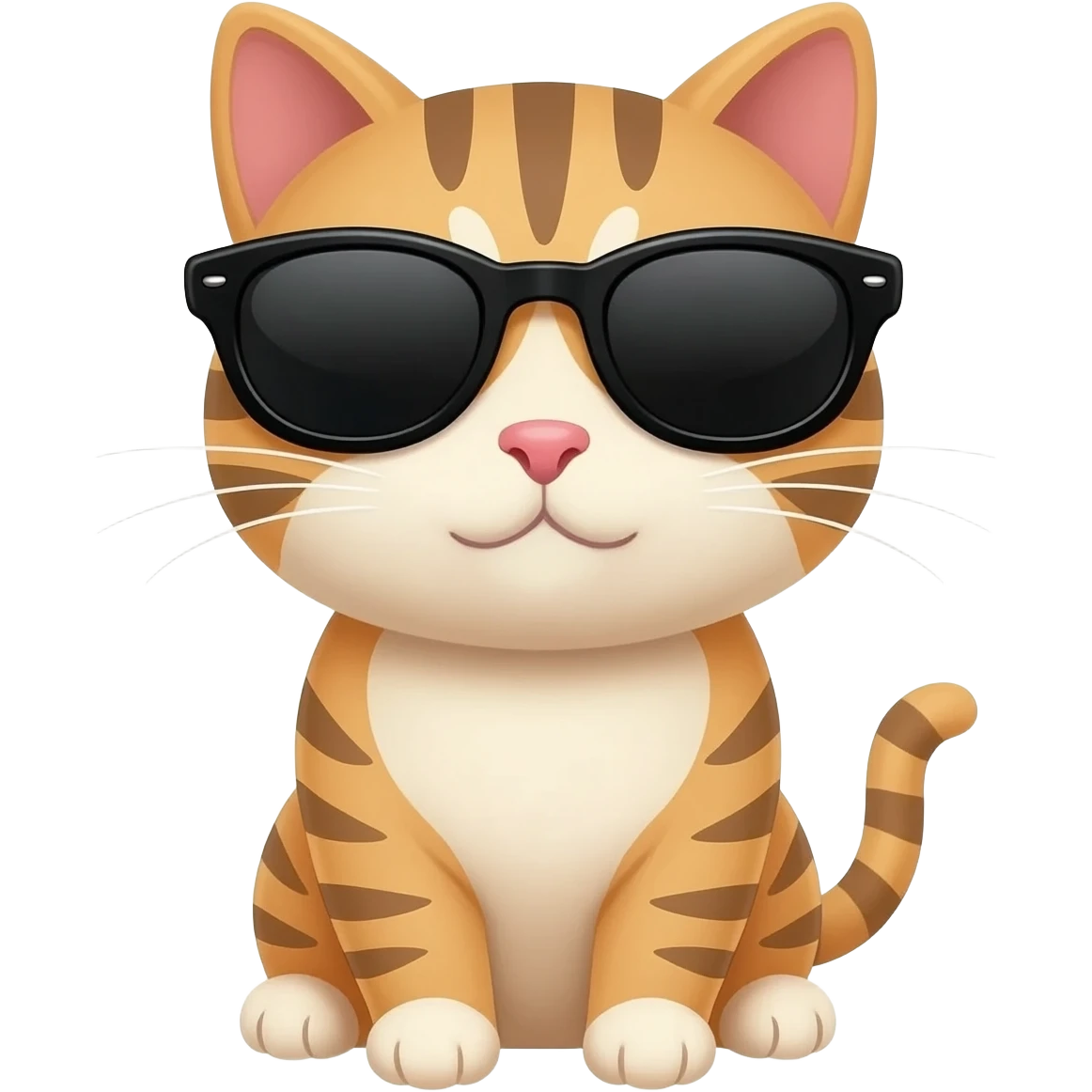 Cat wearing sunglasses emoji
