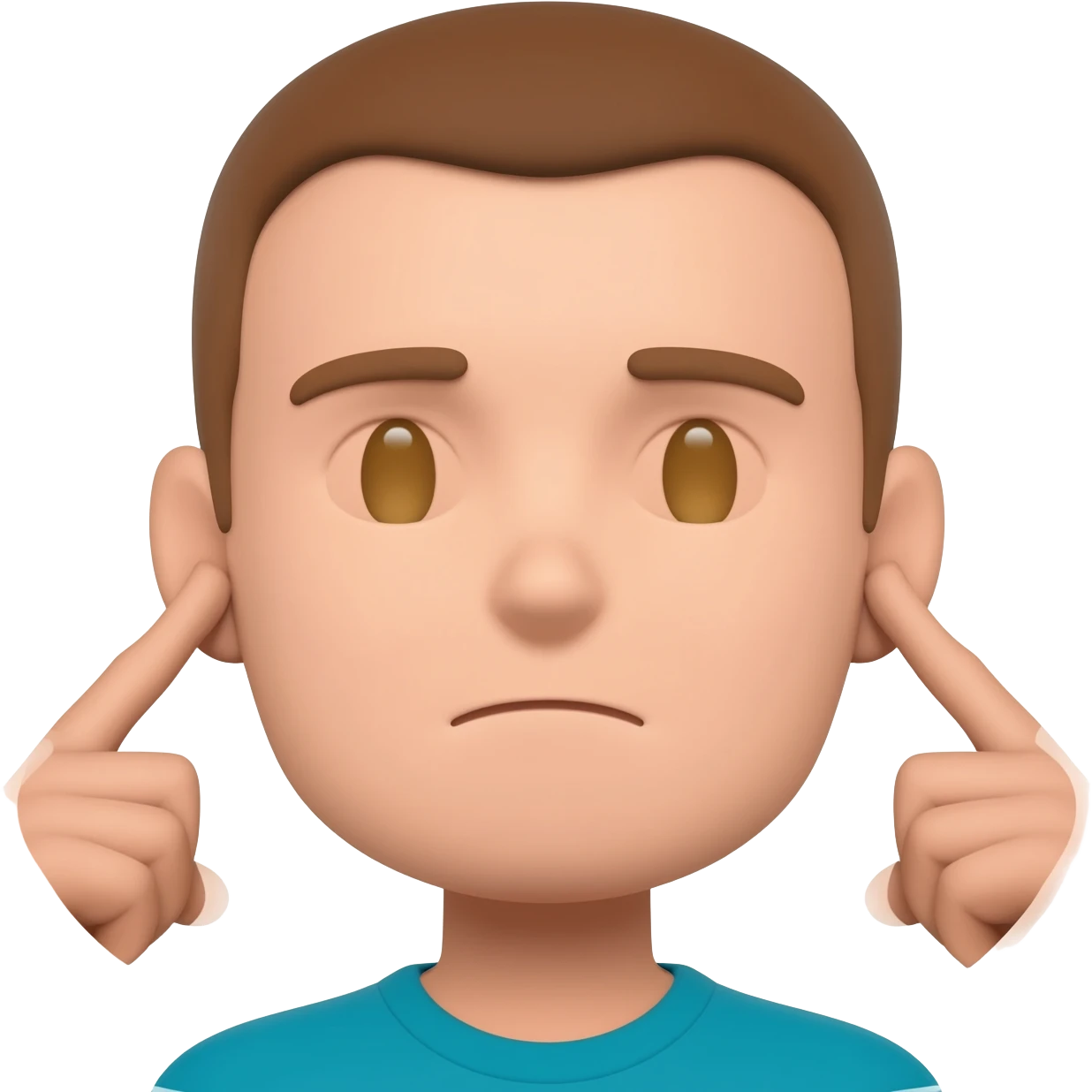 Apologize by pinching ears emoji