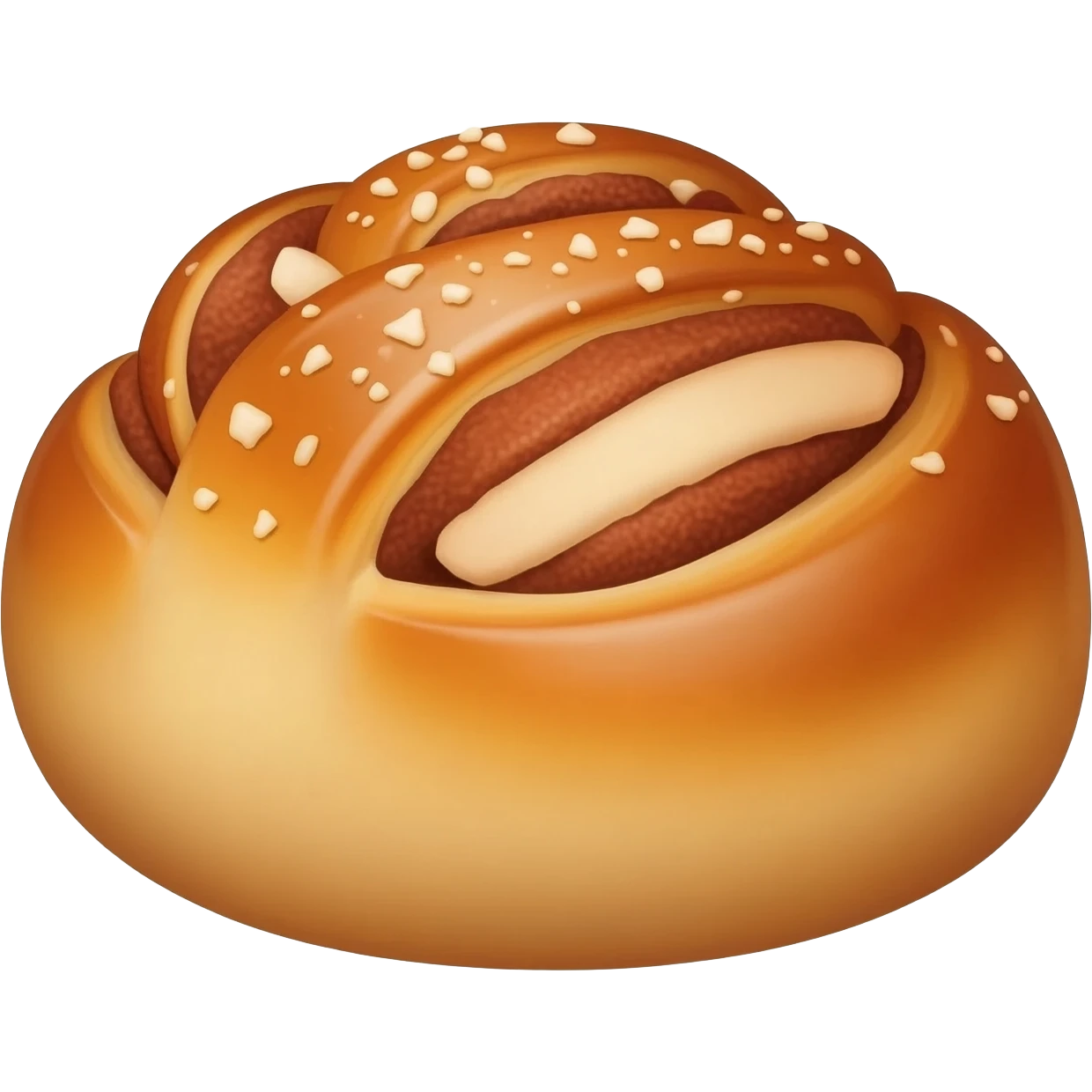 A slack emoji for the norwegian cinamon sweet bun. E.g a really good bun emoji