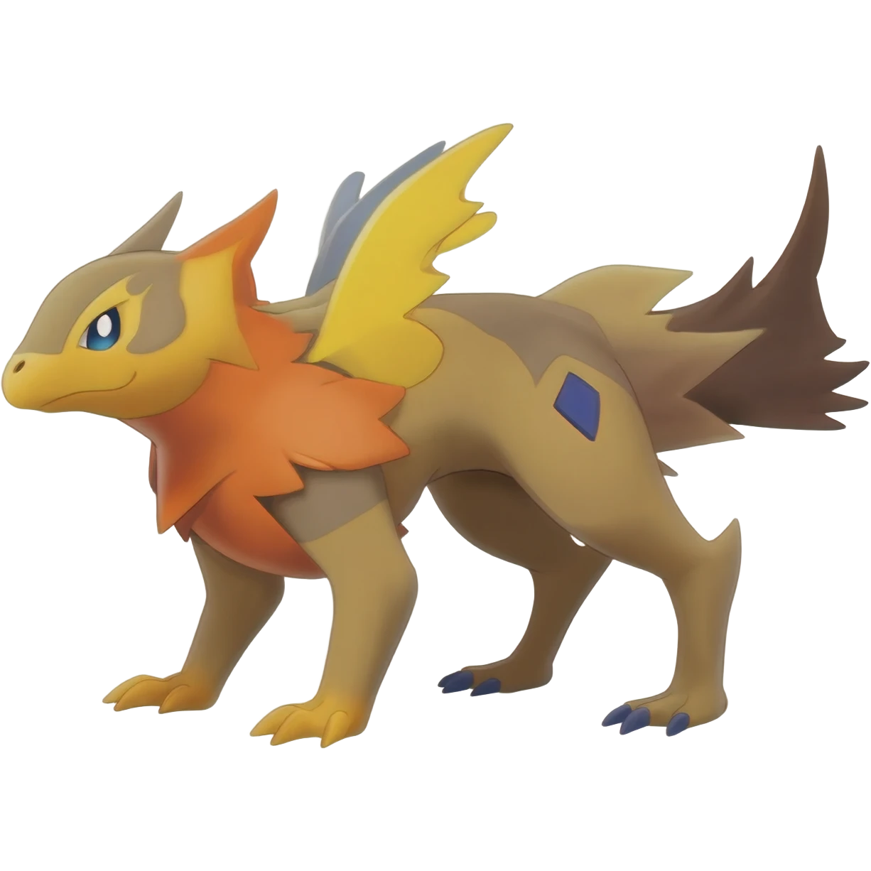 Helioptile-Miraidon-l-Pokémon, full body emoji