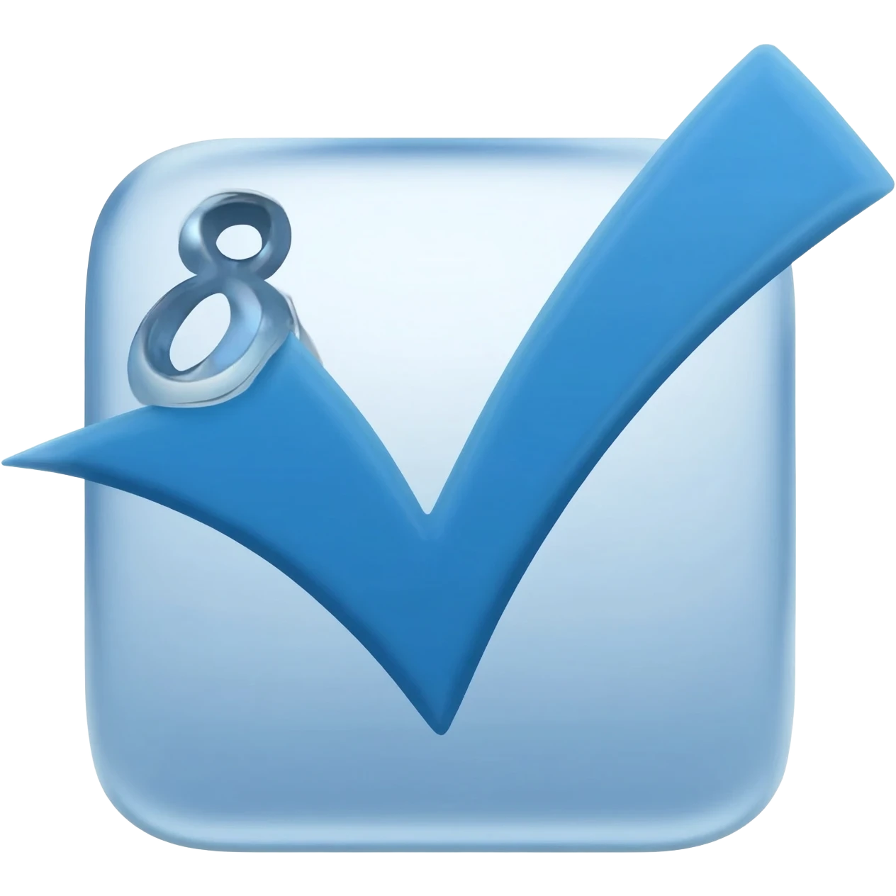 8 gen içinde mavi tik emoji