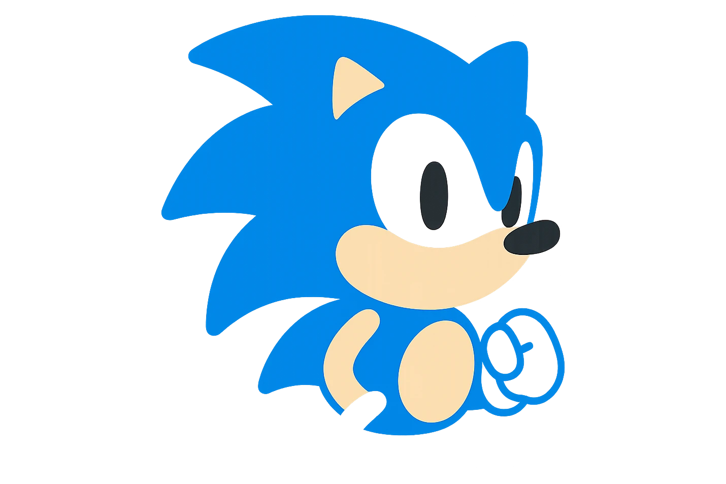 Sonic the hedgehog emoji