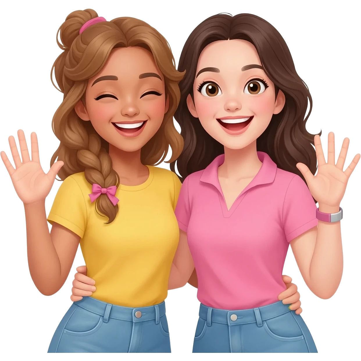 models are young and they like to have fun. emoji