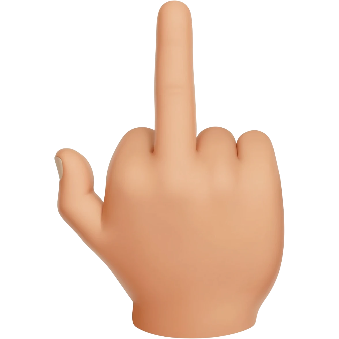 dedo del medio árabe emoji