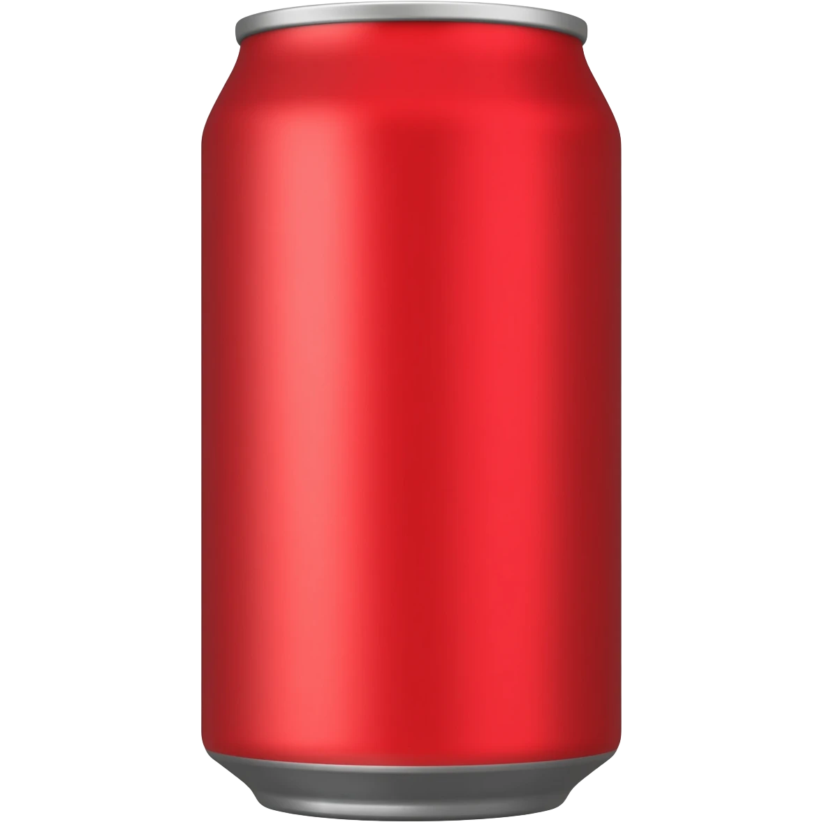 A red cola can without any branding, Just a can emoji