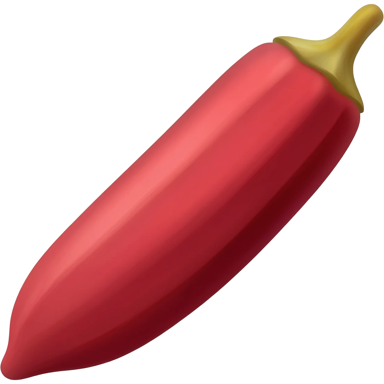 Red okra emoji