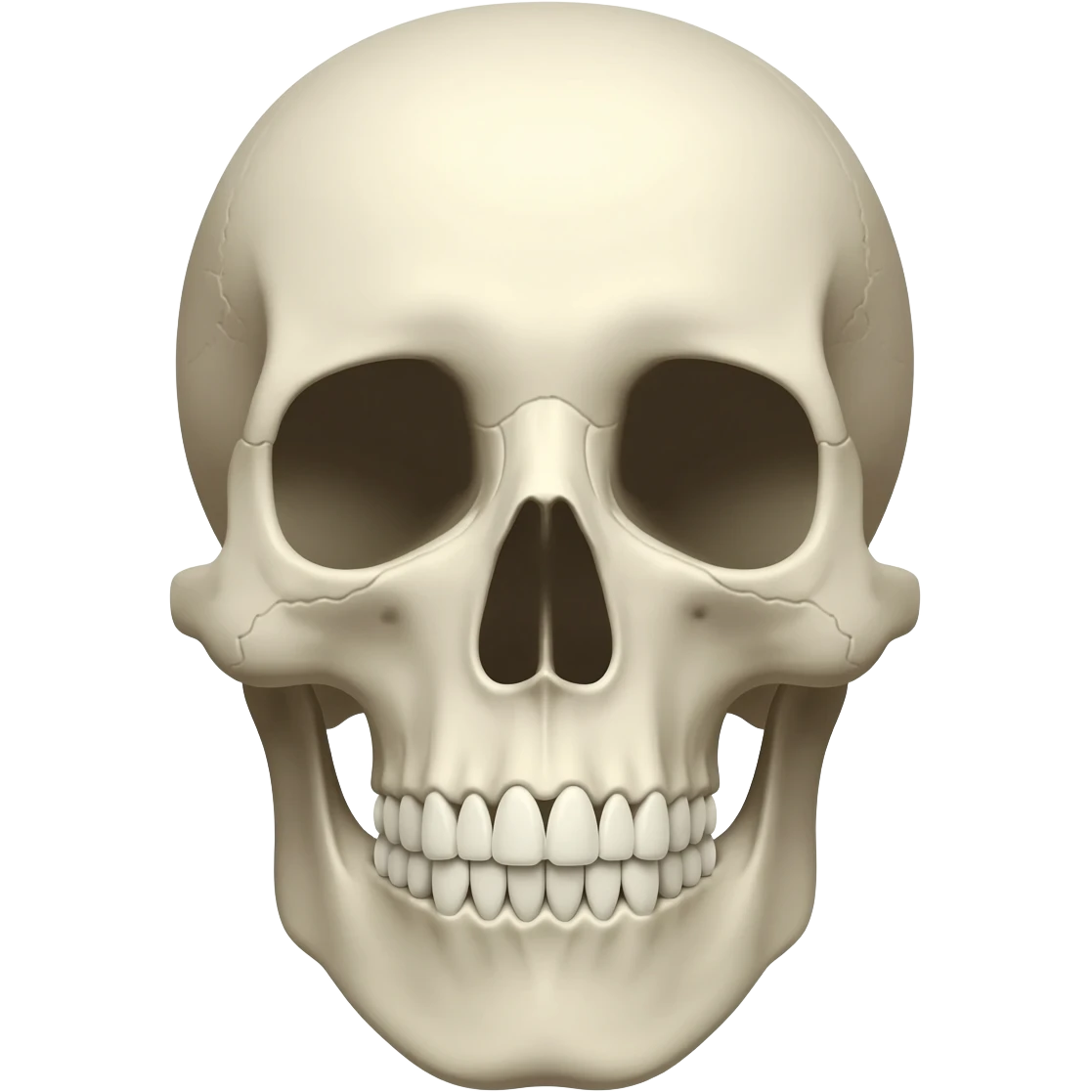 A mind blown skeleton head emoji