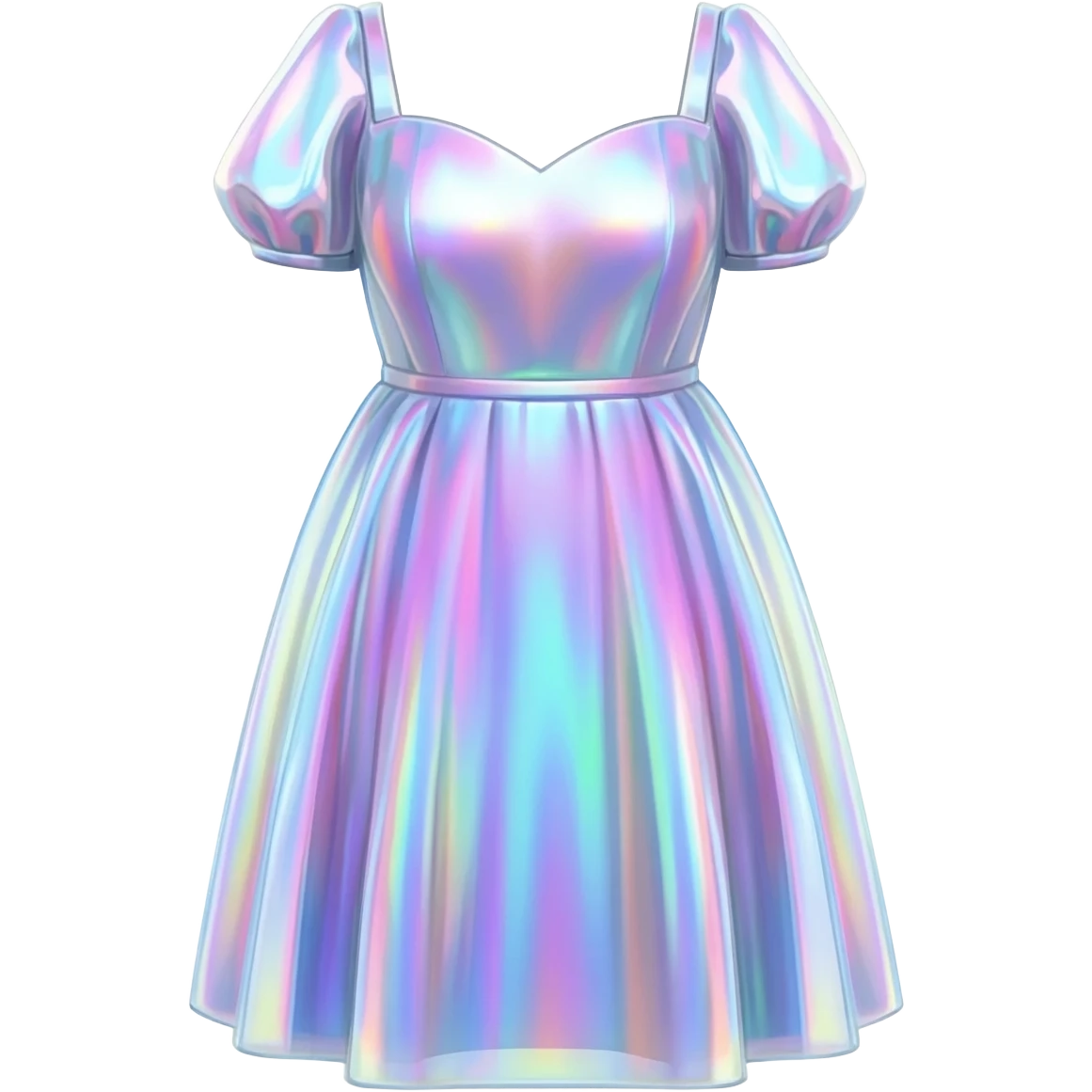 dress in liquid glass style emoji