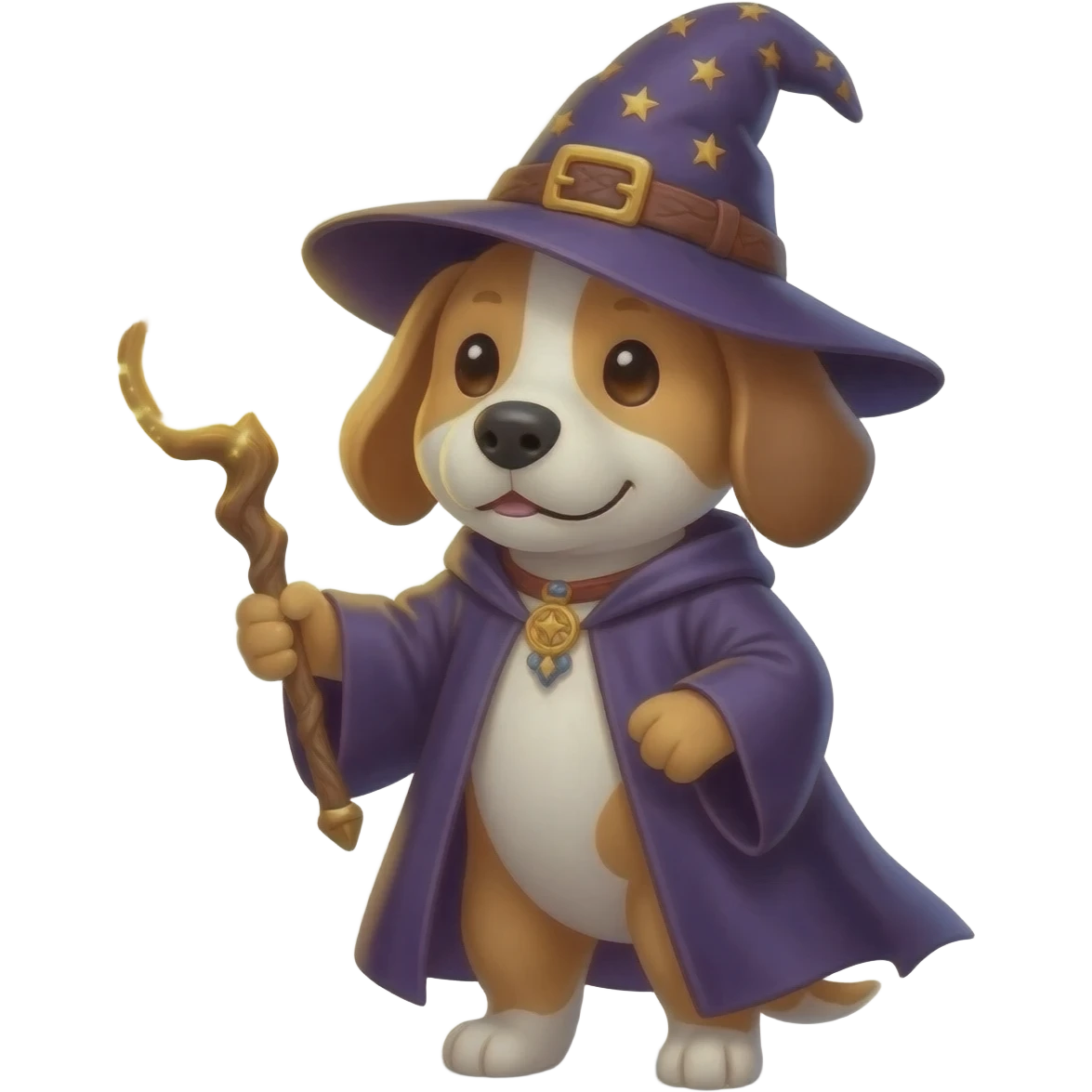 Dog wizard emoji
