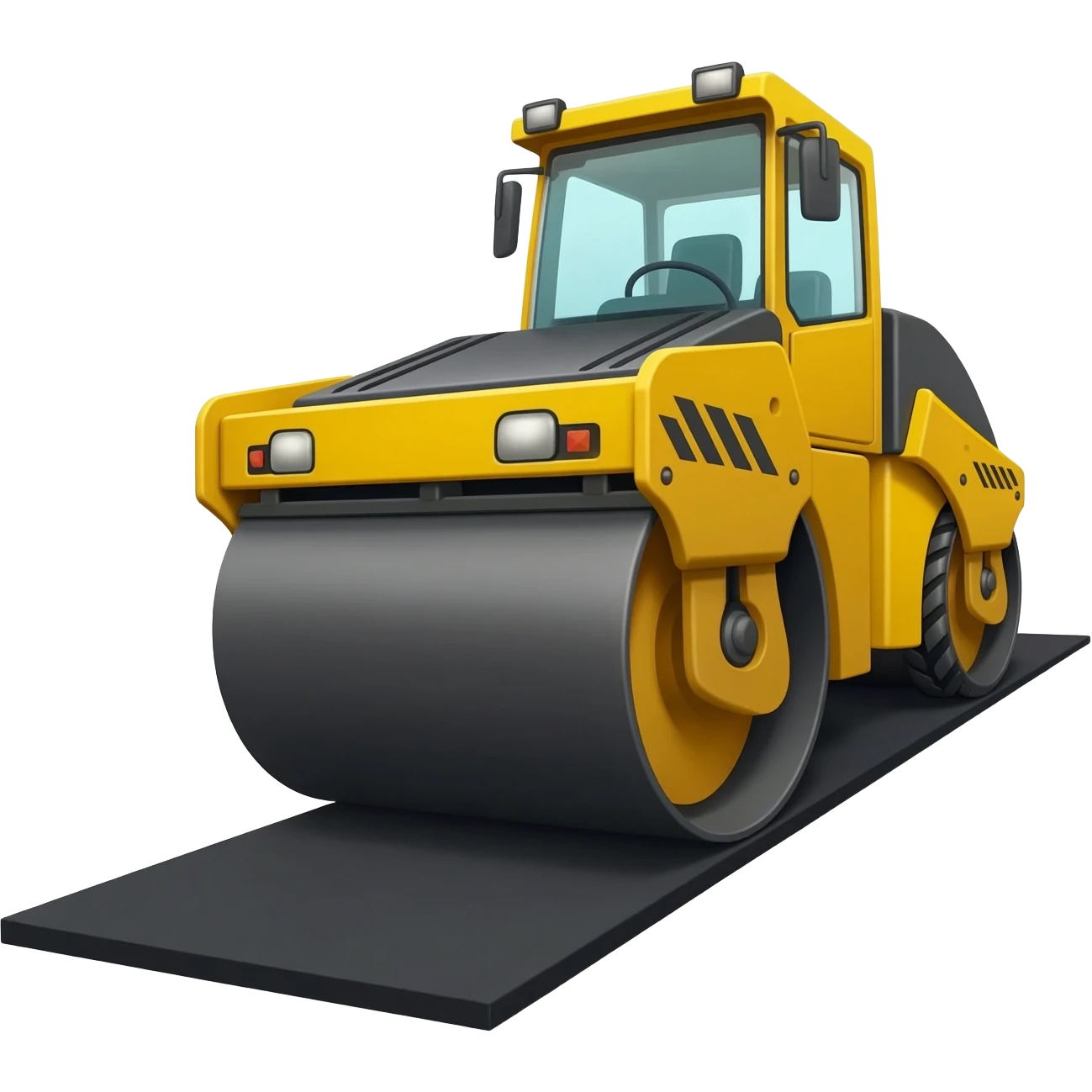 Asphalt paver emoji