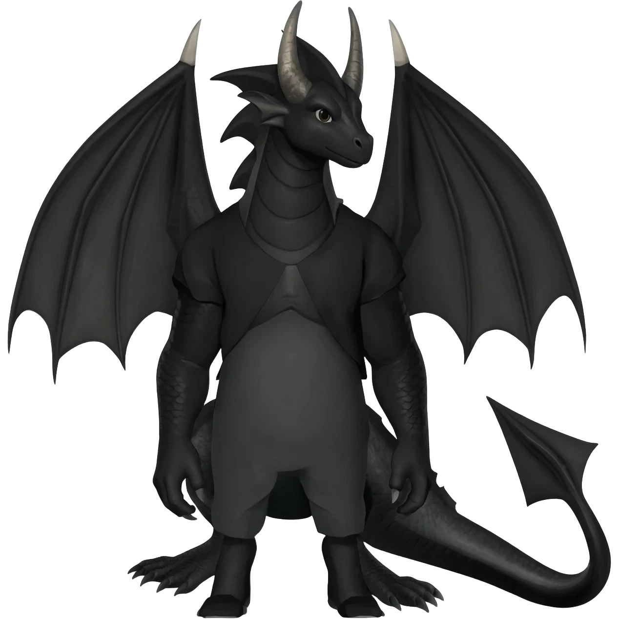 Black dragon emoji