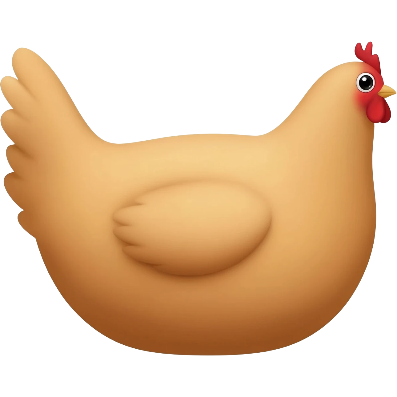 Chicken head full body  emoji