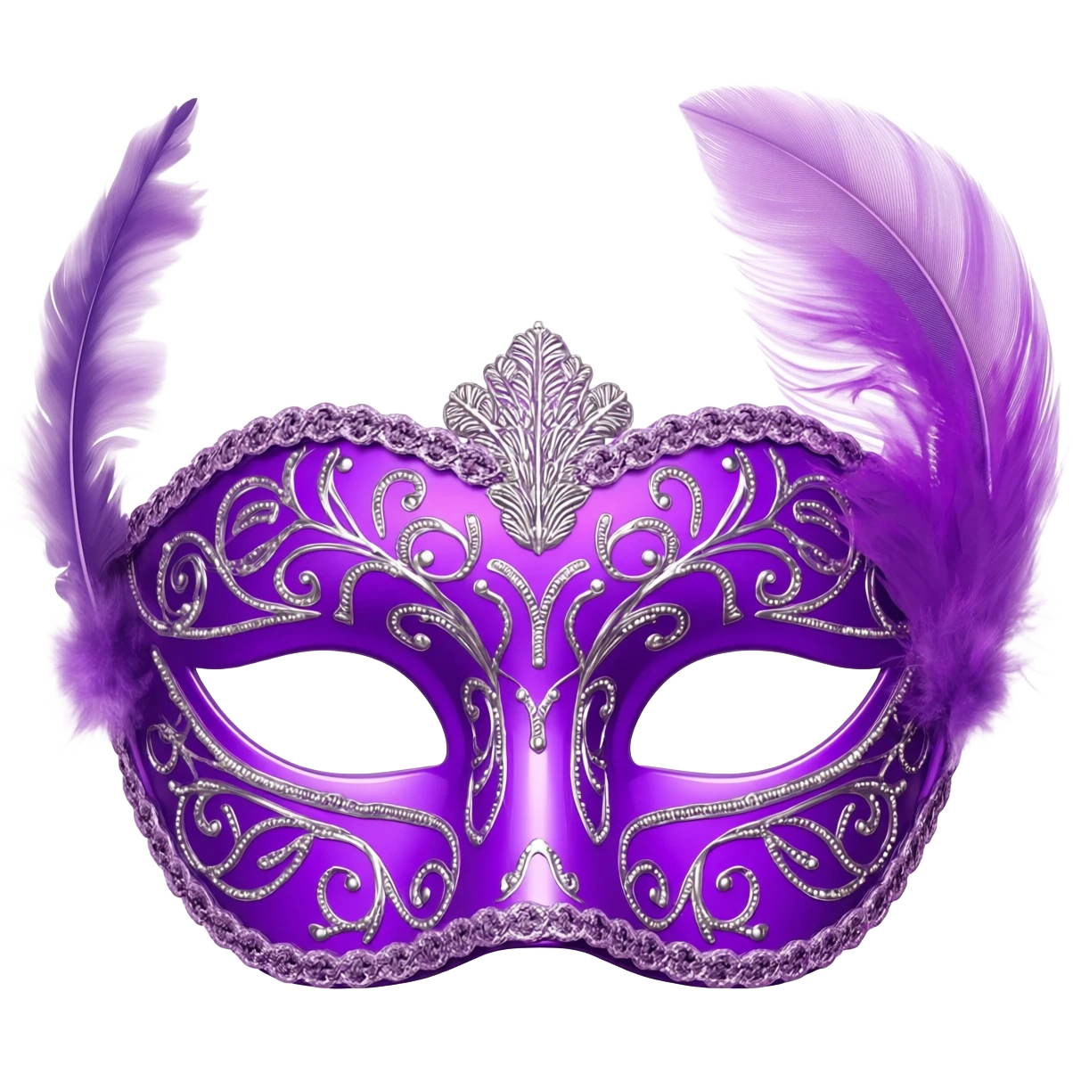 purple carnival masks emoji