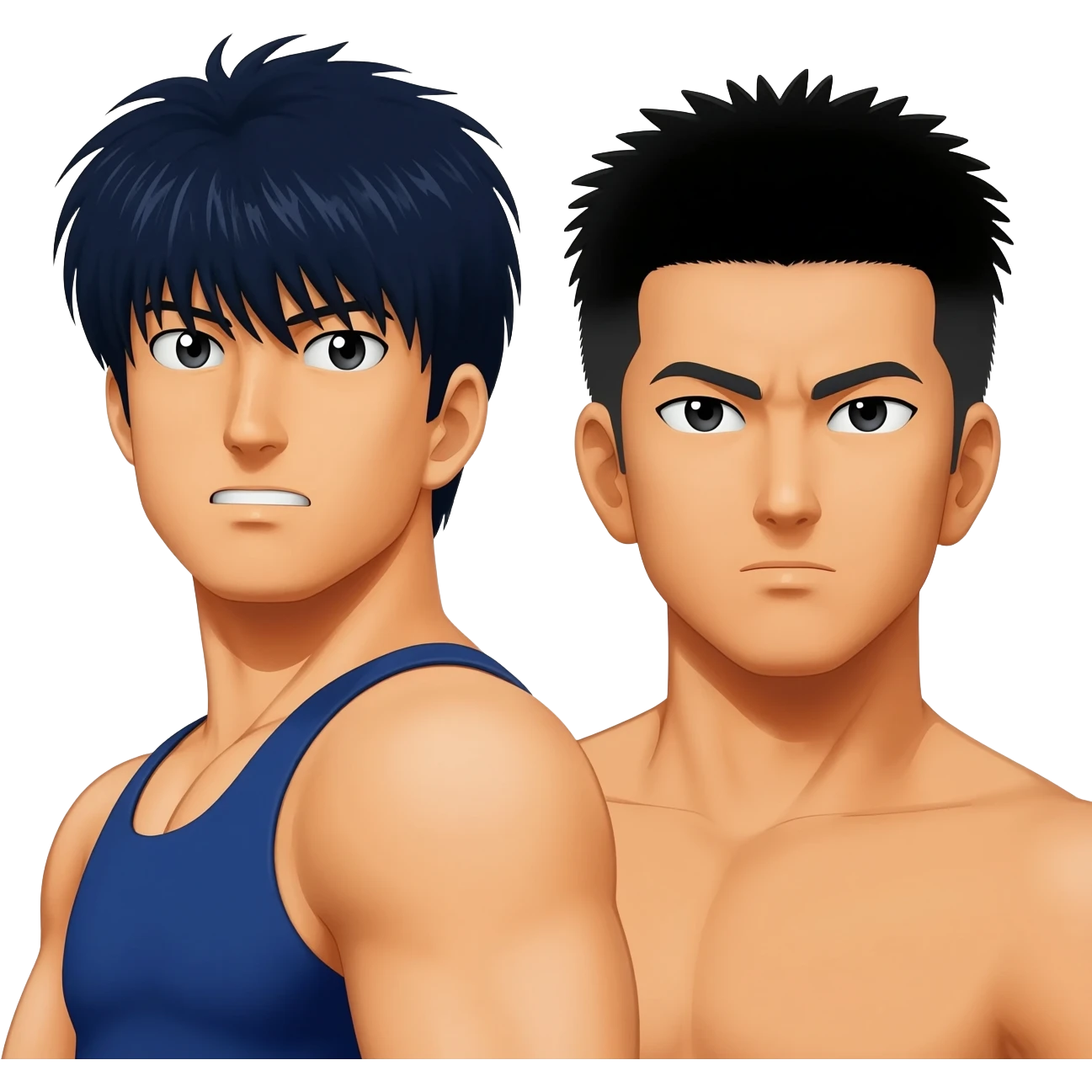 takamura with ippo emoji