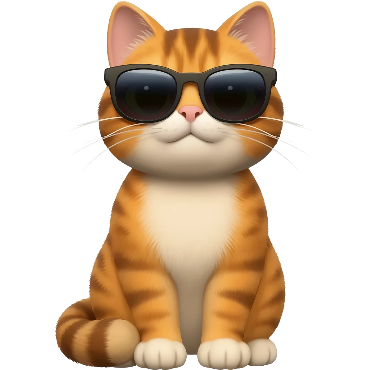 Cat wearing sunglasses emoji