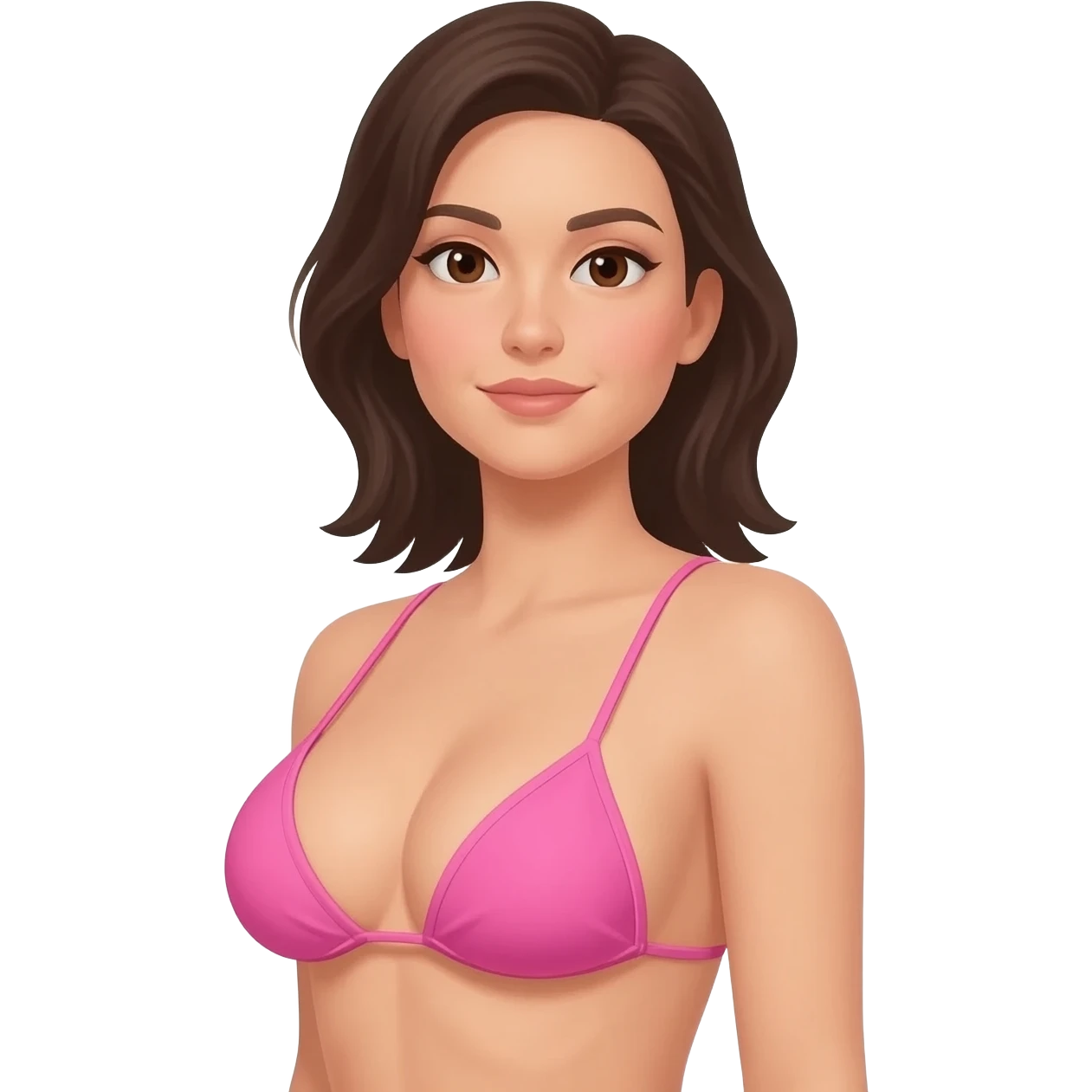 brüste im rosa bikini emoji
