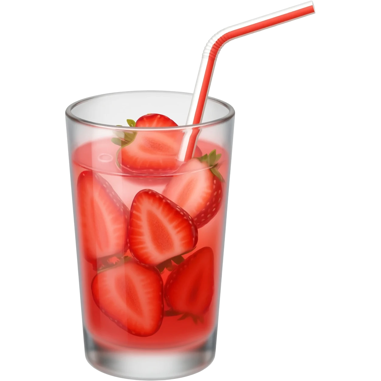agua fresca strawberry emoji