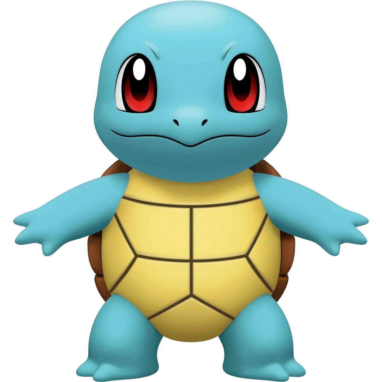 Photo-realistic Official Squirtle sprite artwork emoji