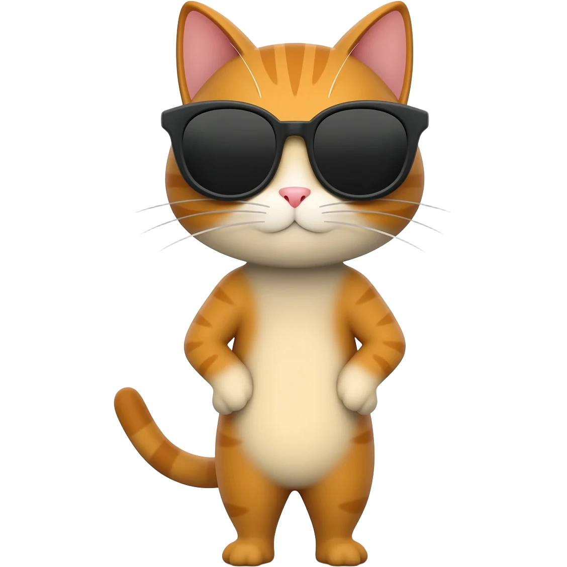 Cat wearing sunglasses emoji
