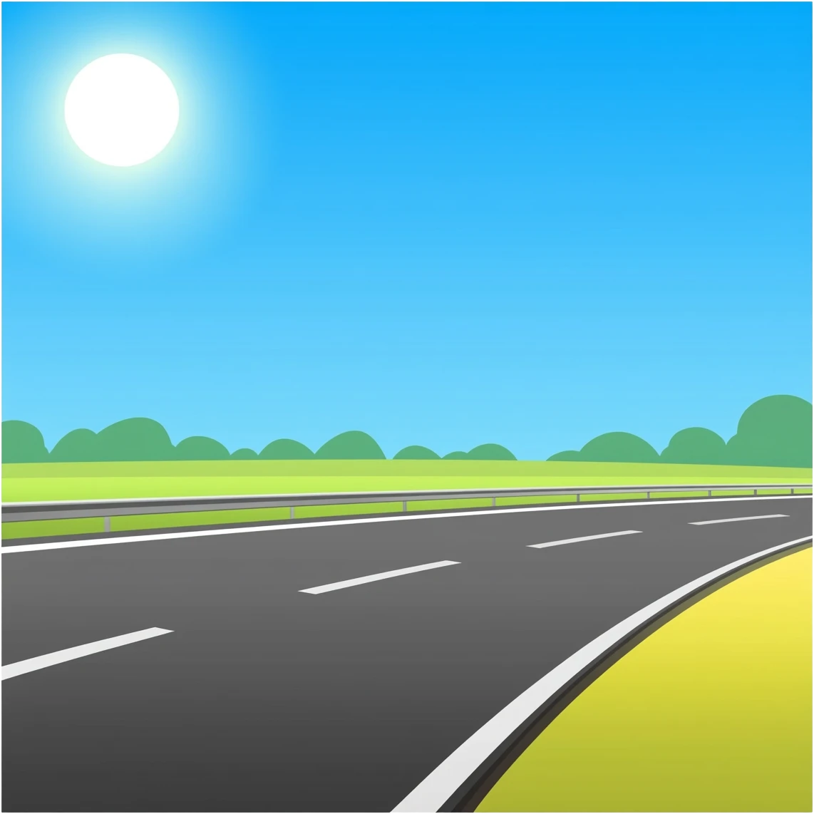 highway road from side view emoji