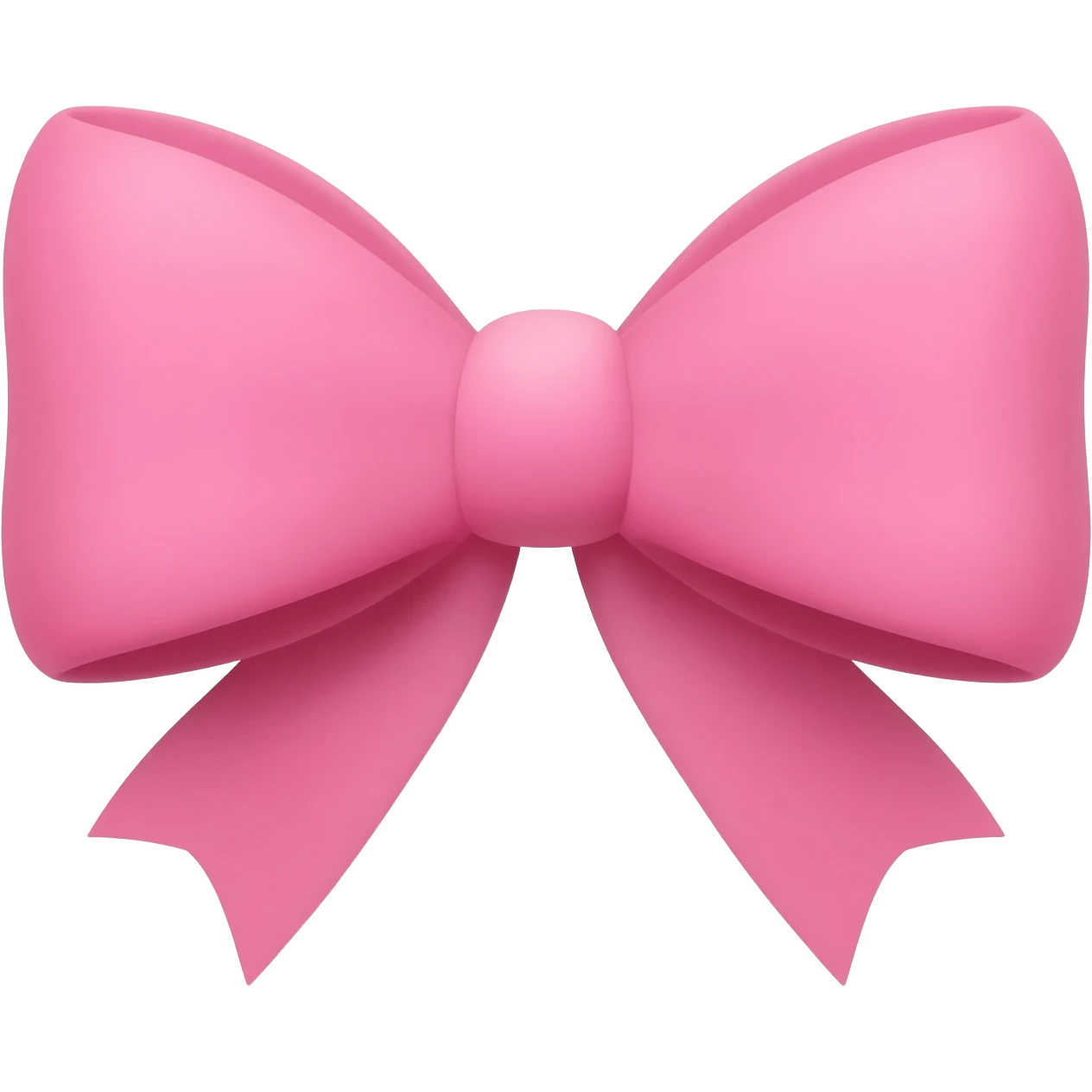 Fiocco rosa emoji