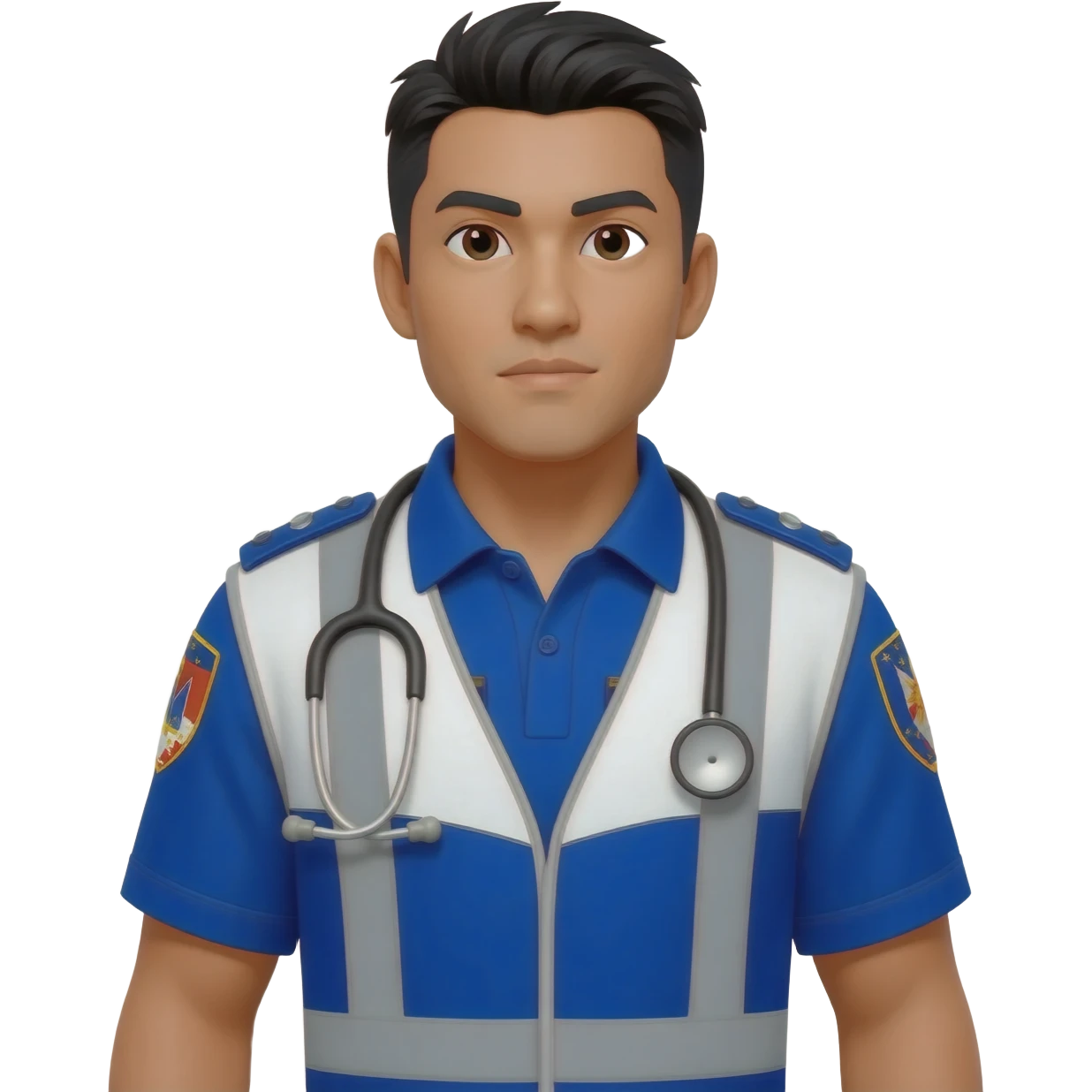 Filipino man paramedic uniform emoji