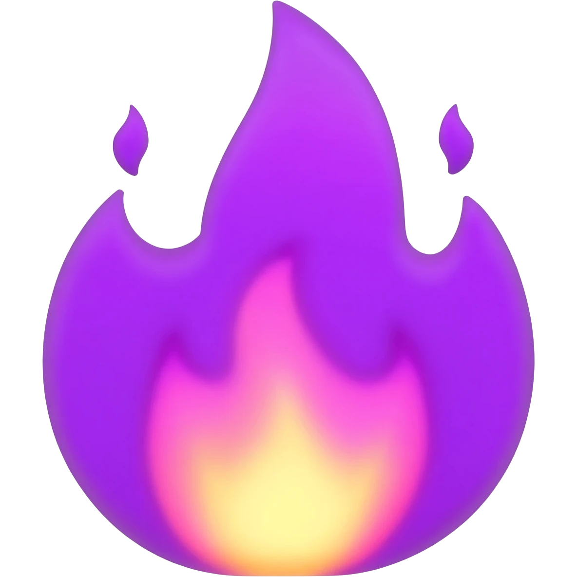 Purple fire emoji