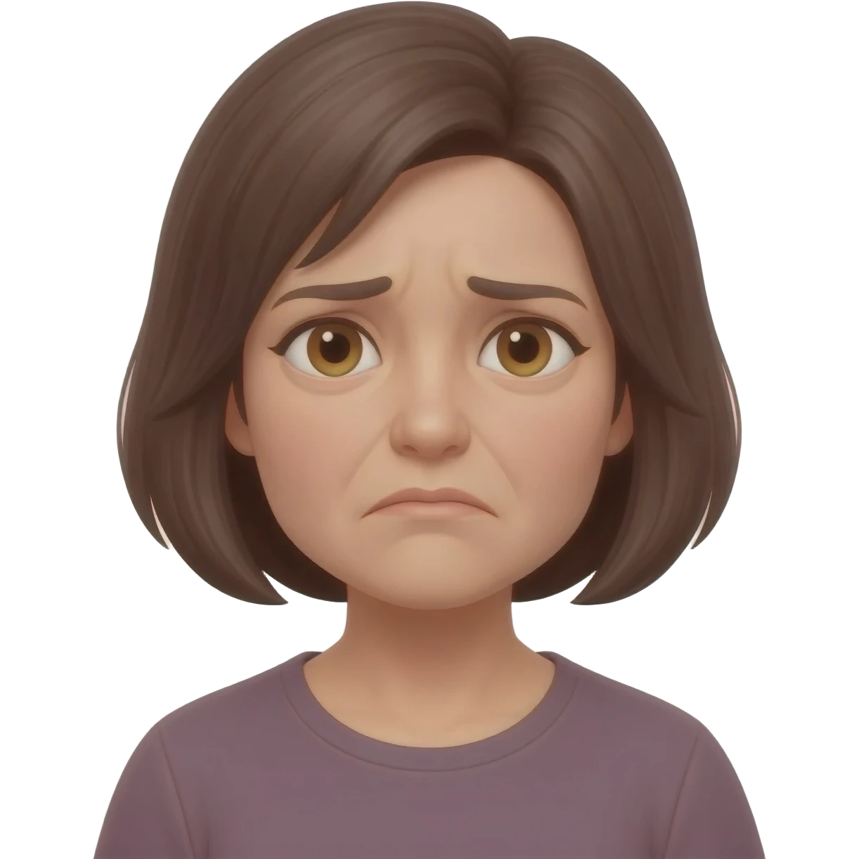 mama un poco molesta pensativa emoji