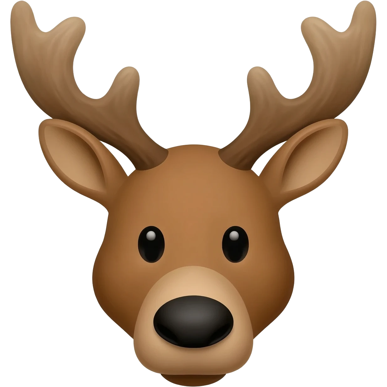 Fröhlicher elchkopf emoji