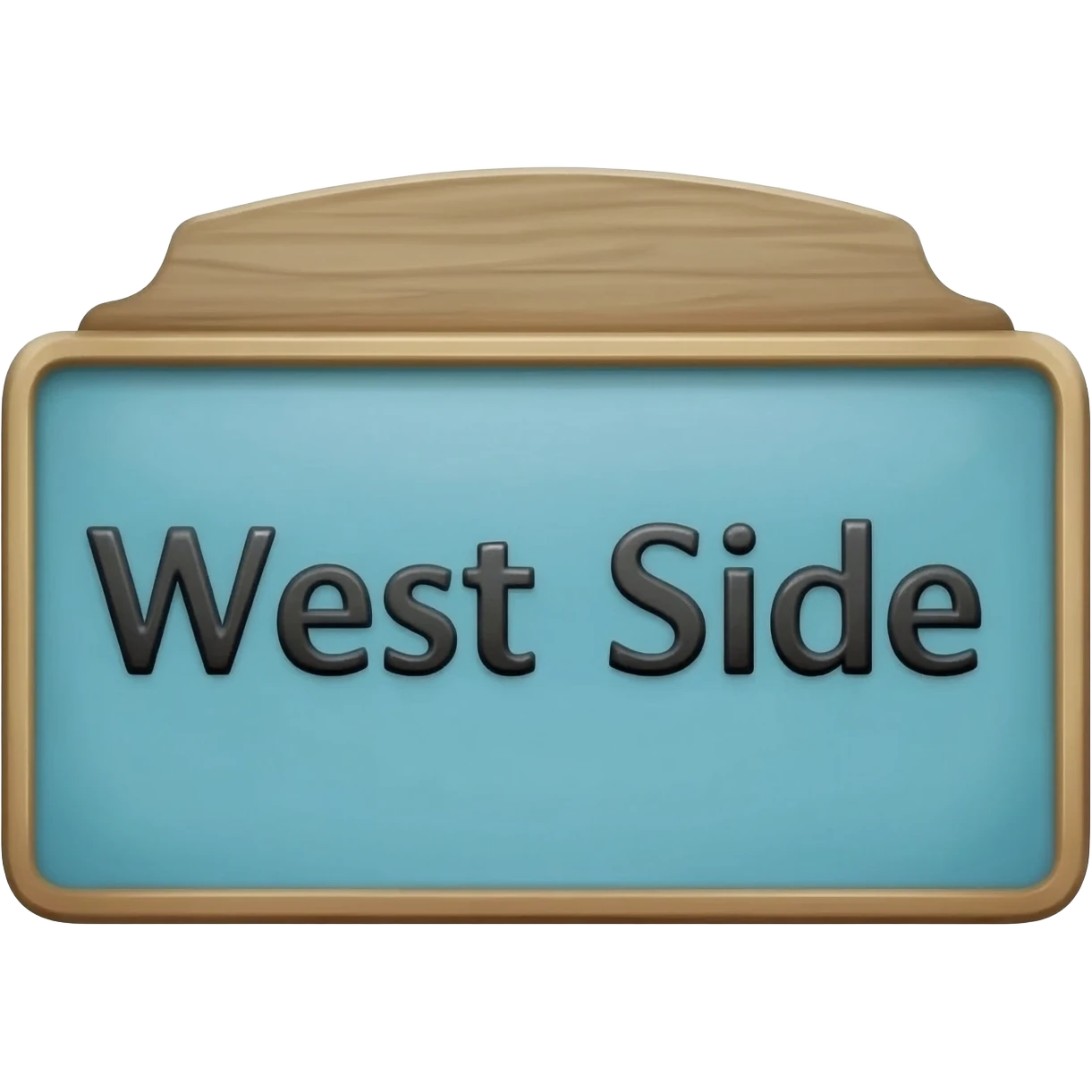 West side sign by hand emoji