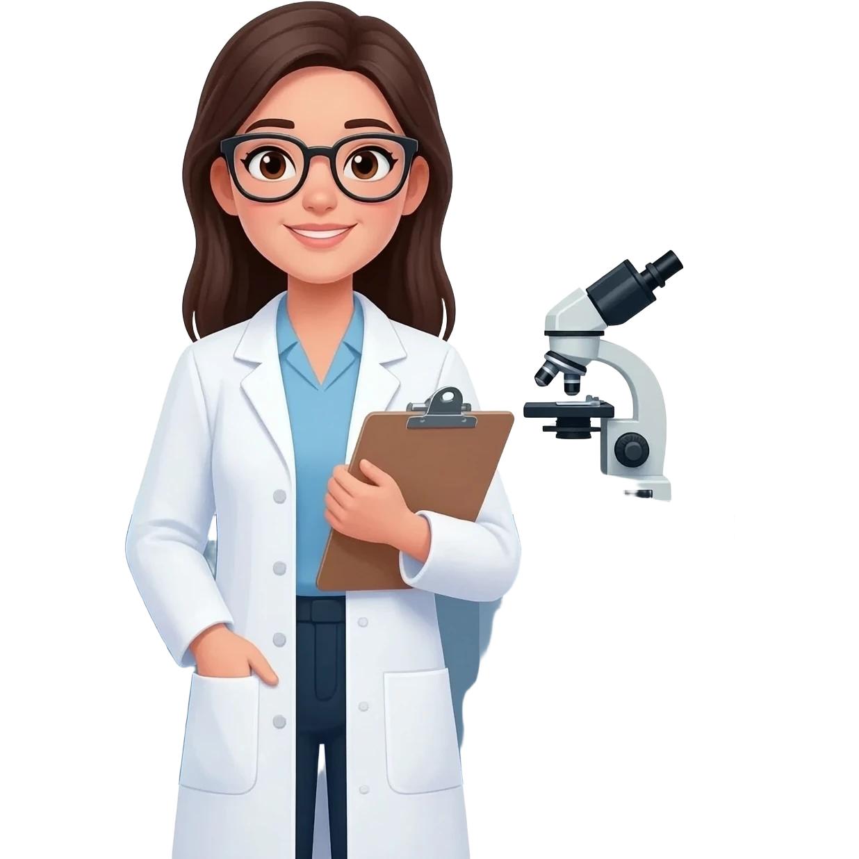 female researcher emoji