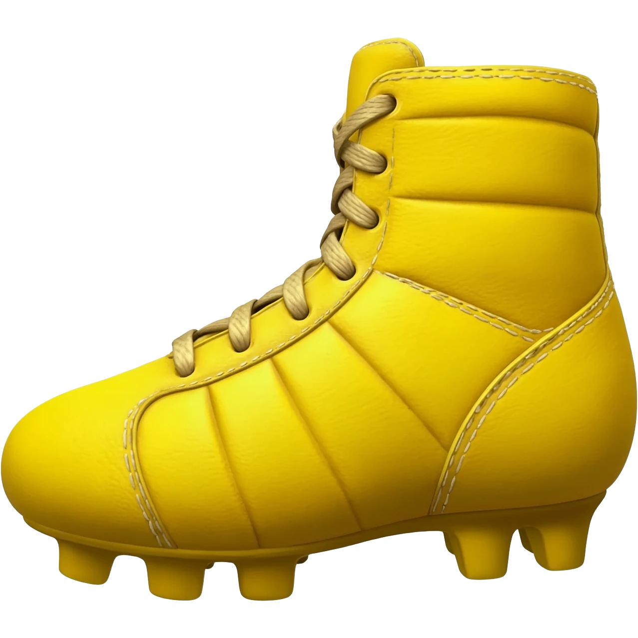 Football boot, yellow emoji