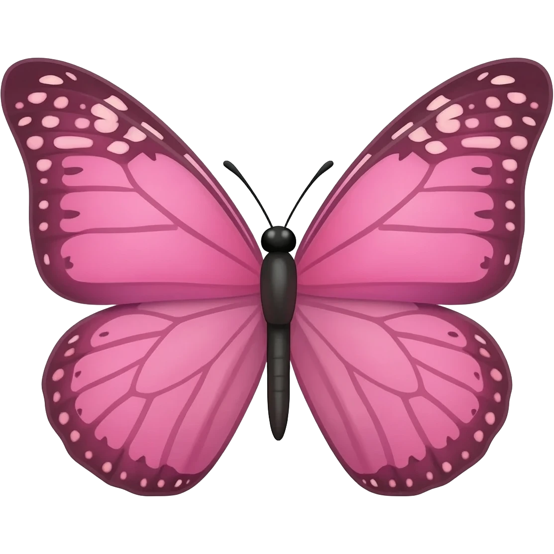 Borboleta rosa emoji