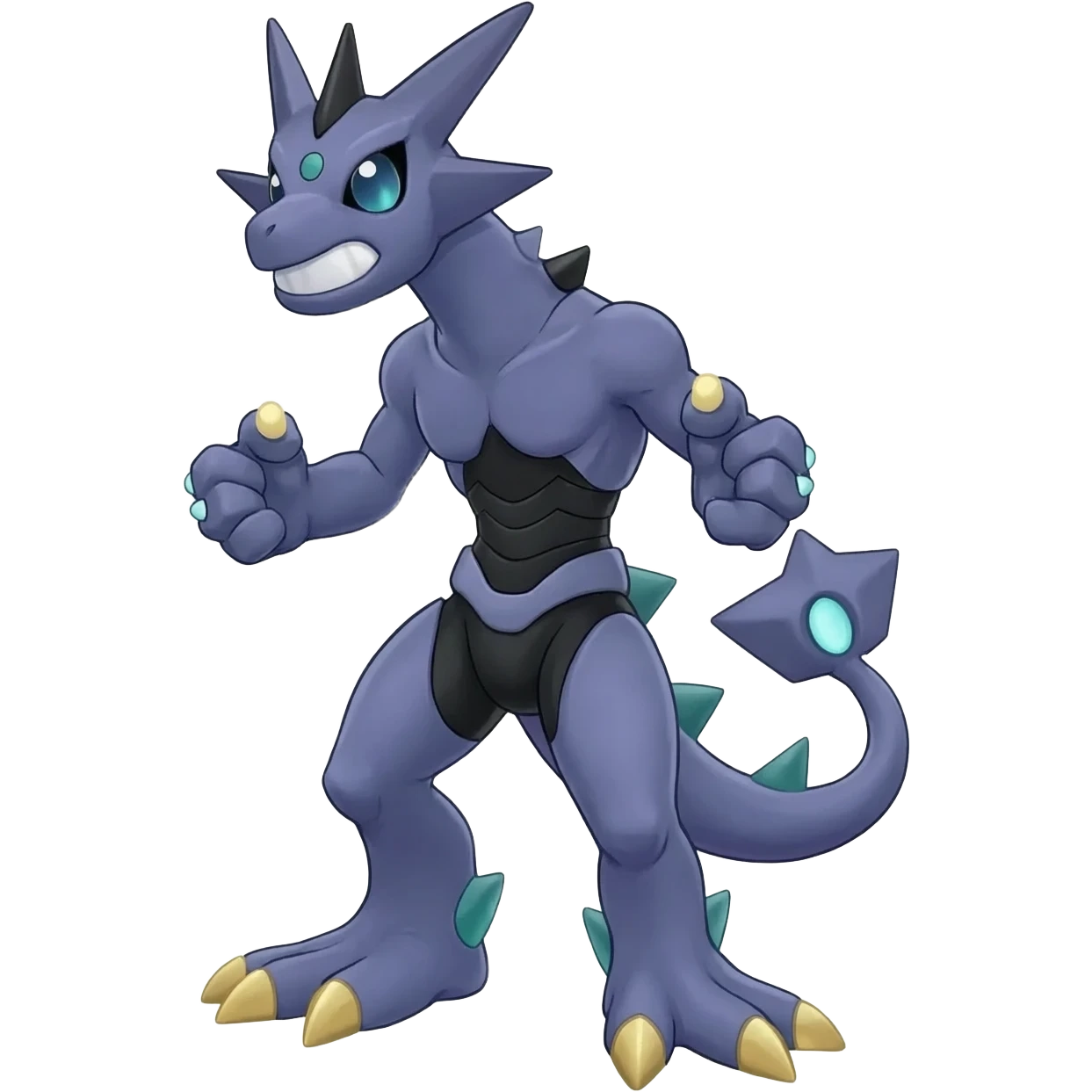 Meloetta-Renamon-Wargreymon-Protogen-Pokémon-Digimon-Fakémon-fusion-hybrid-creature emoji