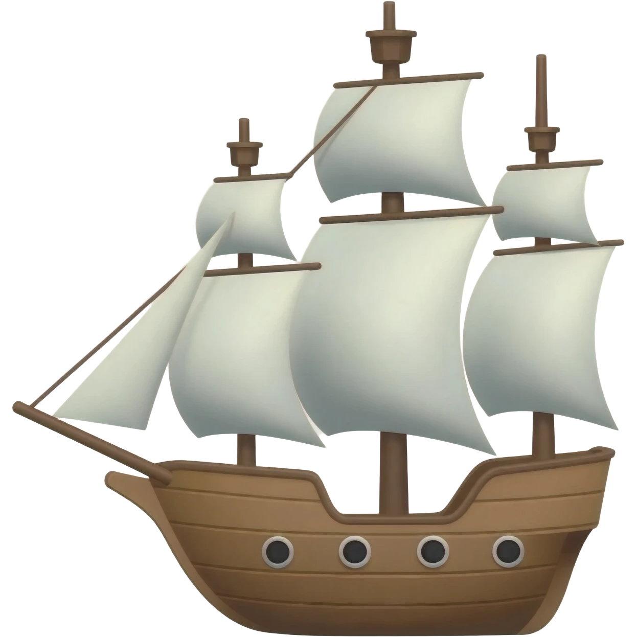 white pirate ship emoji