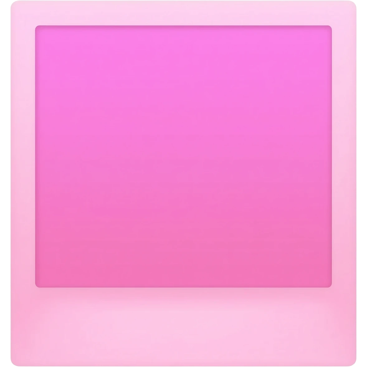 Polaroïd pink emoji