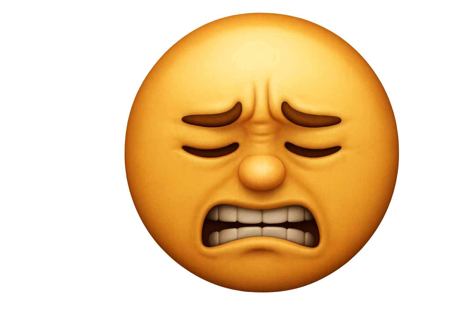 emoji stile iphone che riguarda l'argomento "stipsi/andrò al bagno oggi?", iperrealistico 4k emoji