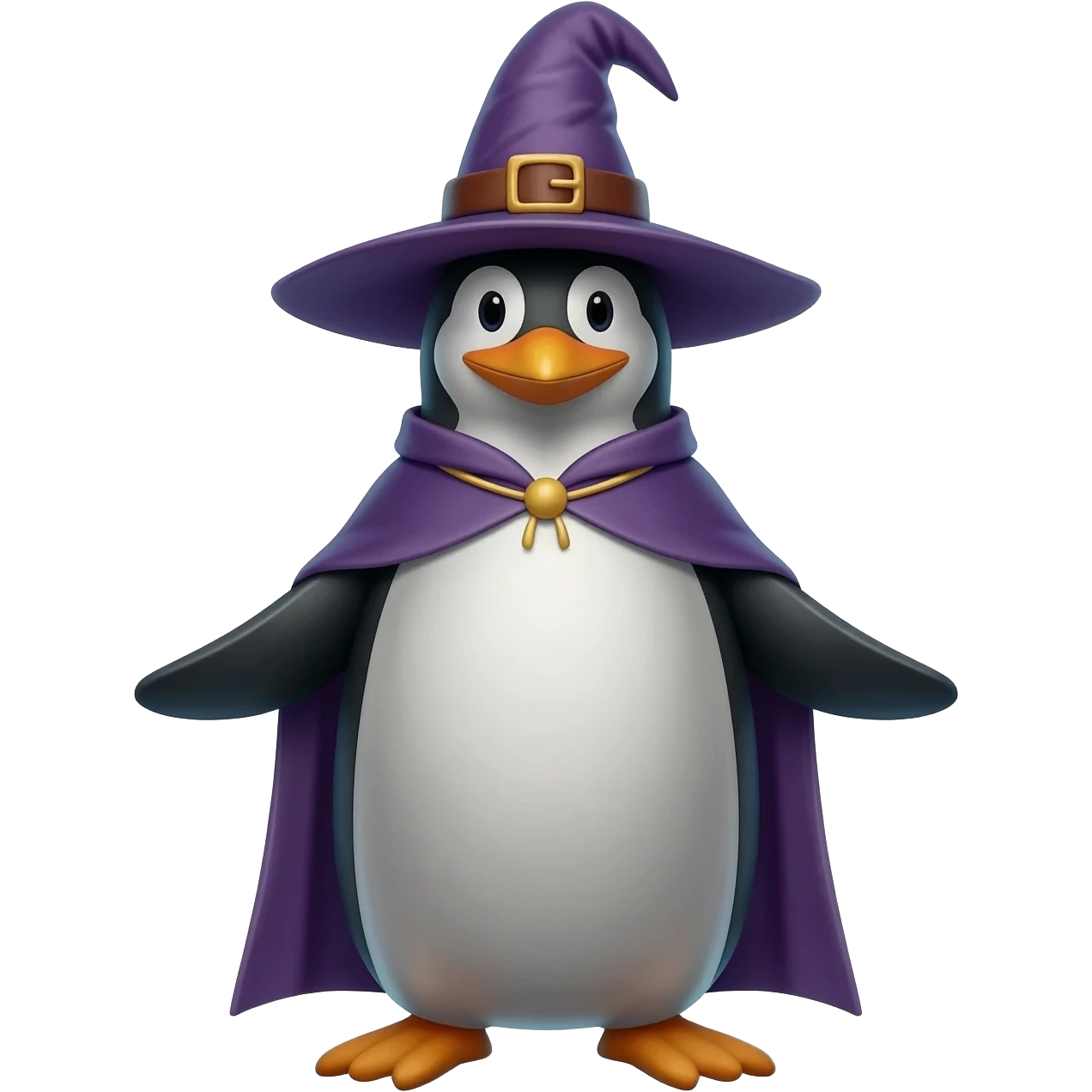 Penguin Wizard emoji