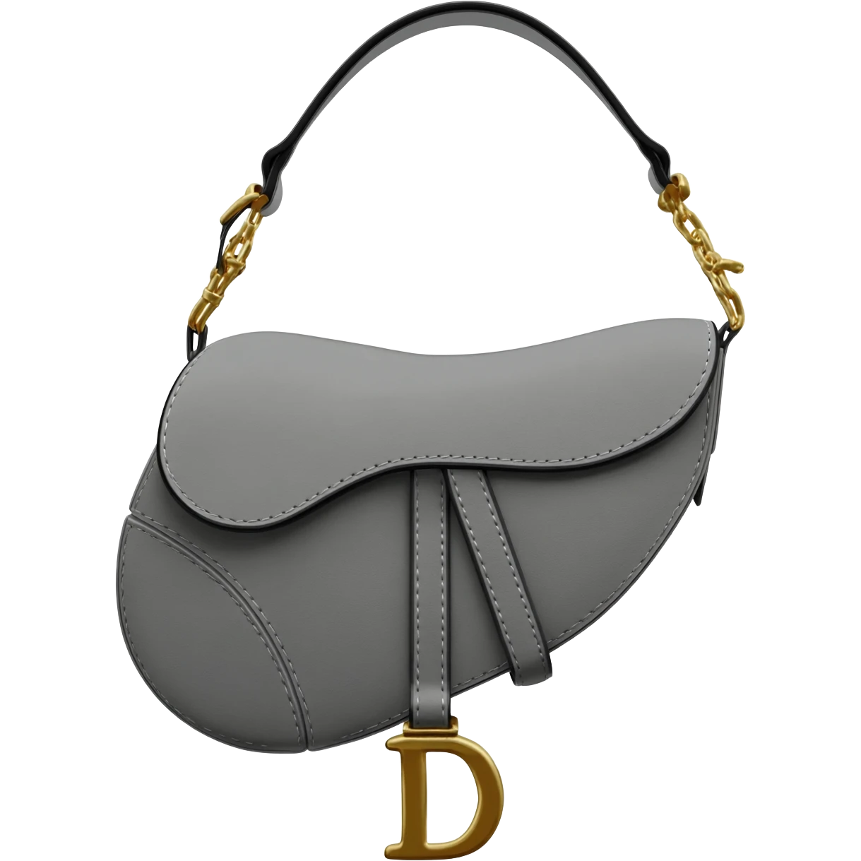 gray dior saddle bag emoji
