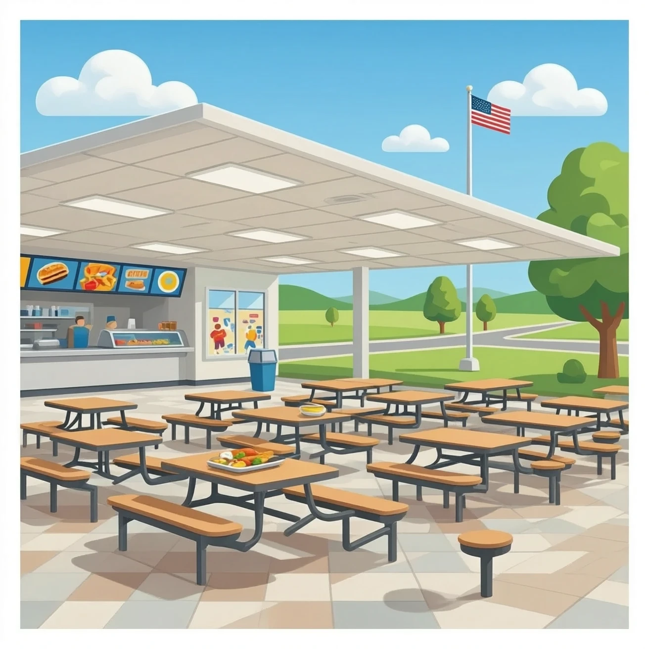 School Cafeteria emoji