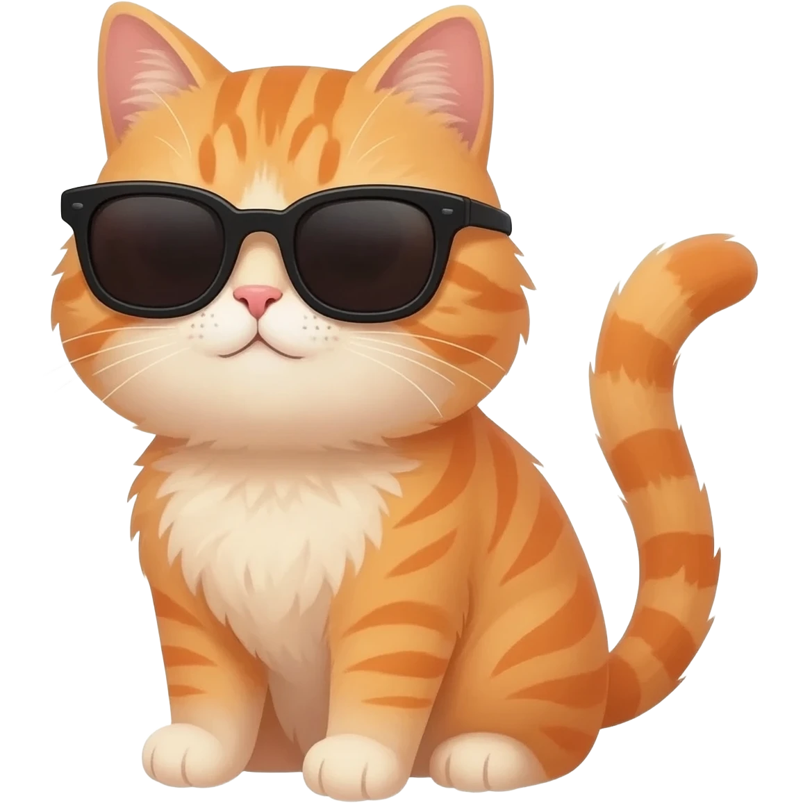 Cat wearing sunglasses emoji
