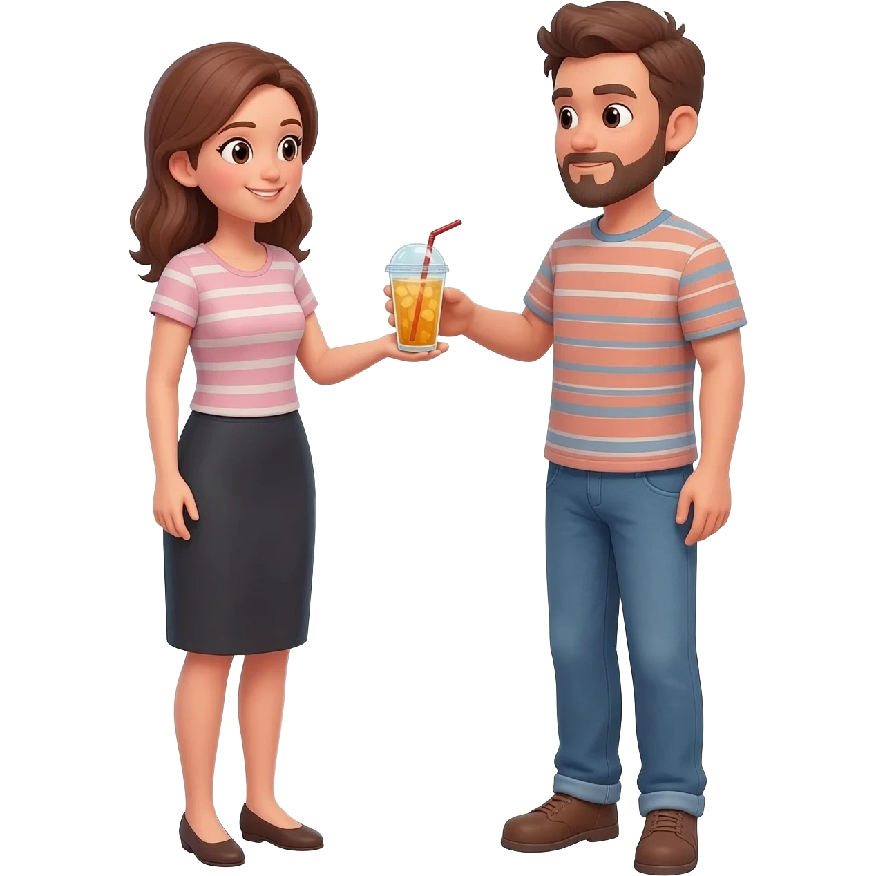 paying for women drink emoji