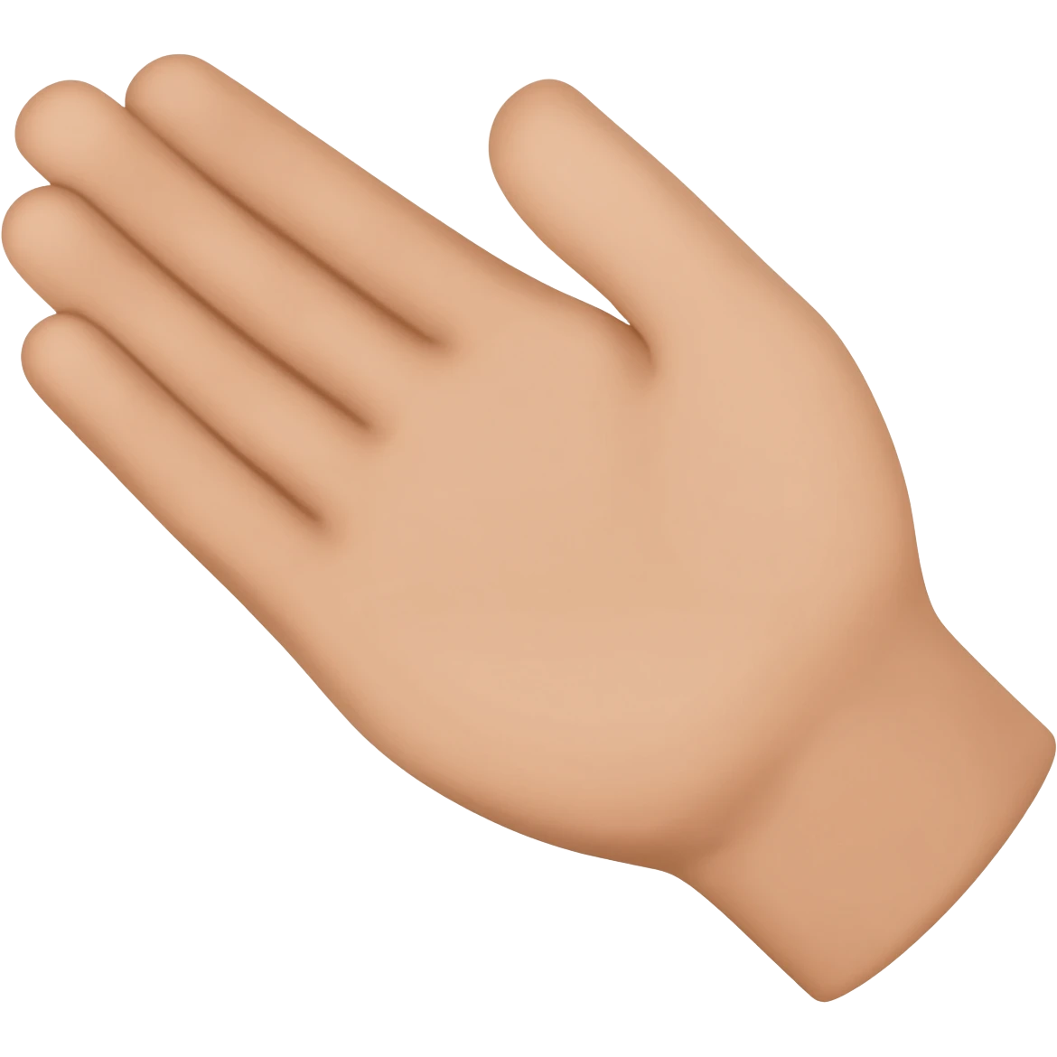 cupped hand emoji
