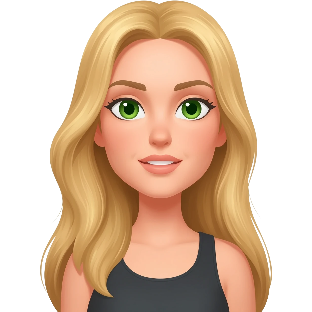 She looked like a top model, with long blonde hair and green eyes. Heads turned when she entered the room, and men stopped mid-sentence to watch her go by. emoji