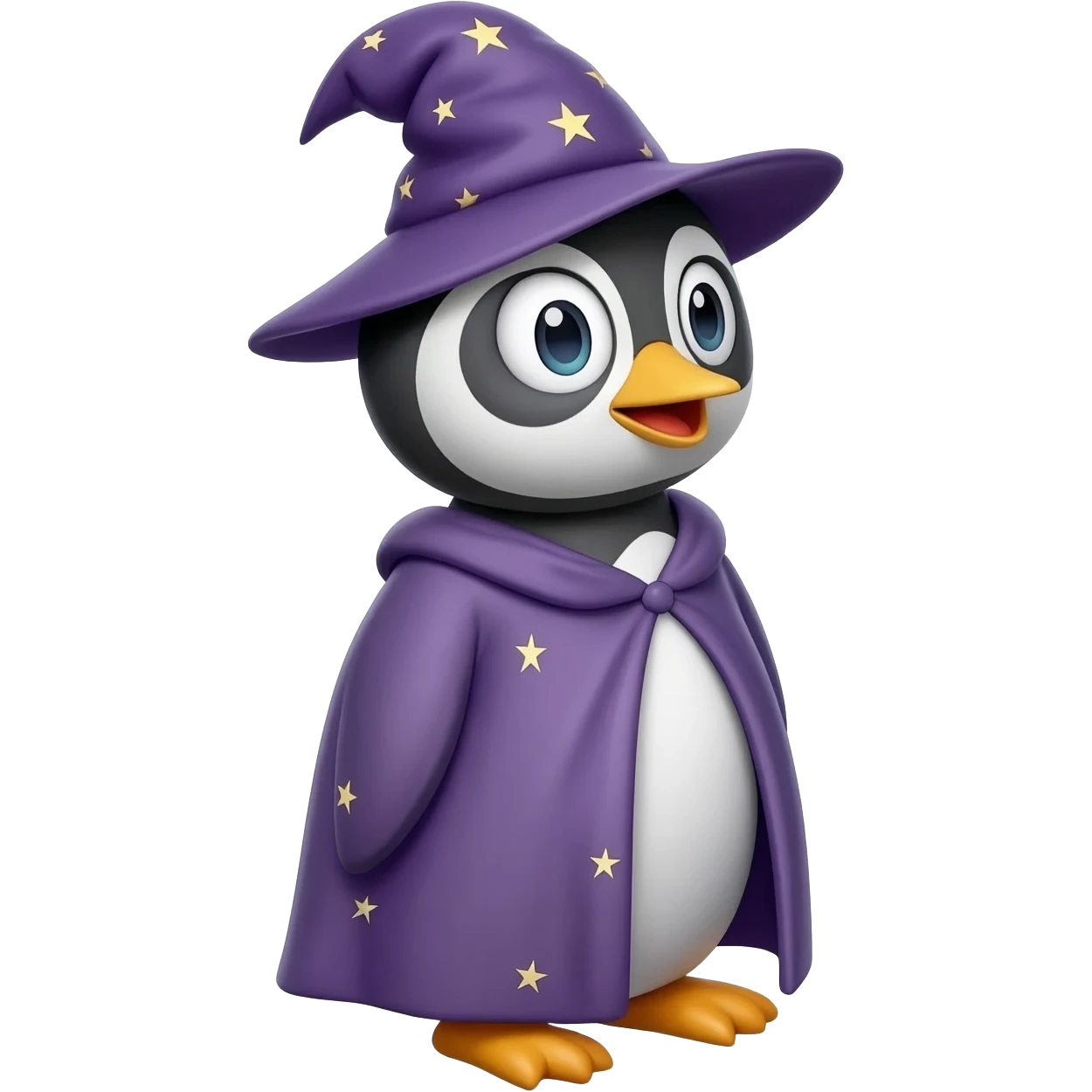 Penguin Wizard emoji