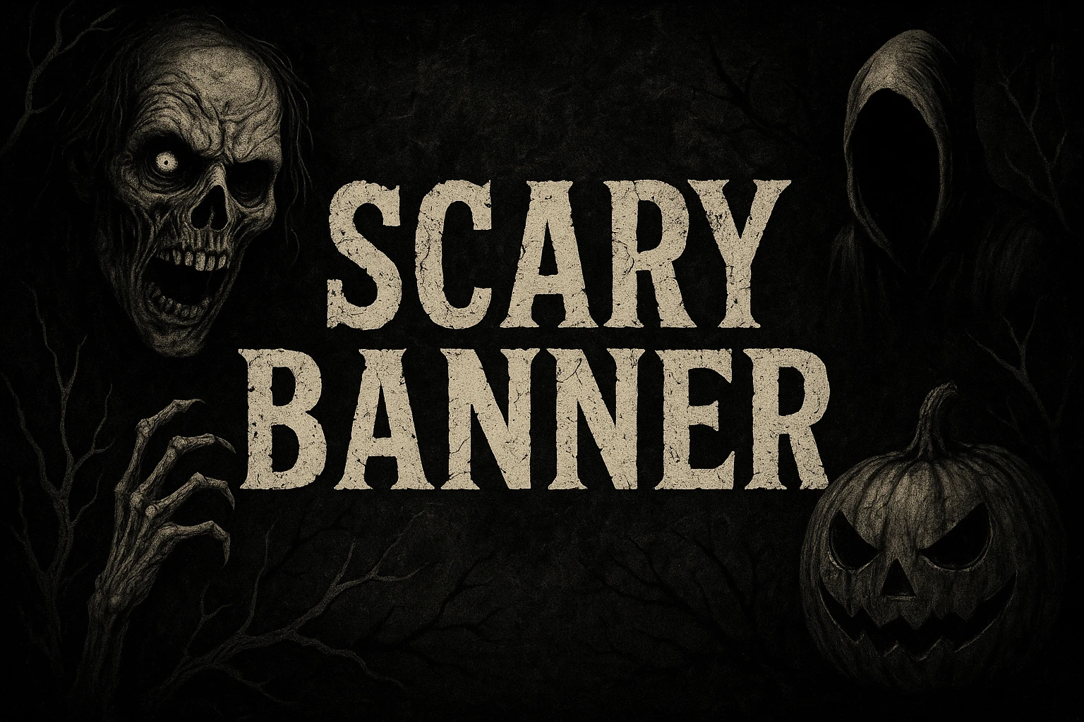 scary banner emoji